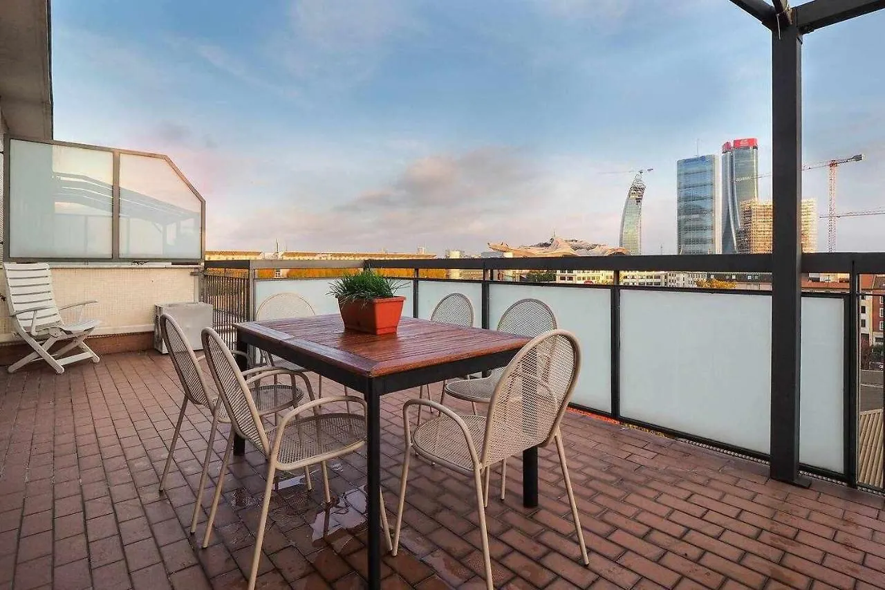 Uca14 Luxury Large 3Brs Private Terrace Citylife Milan Apartment